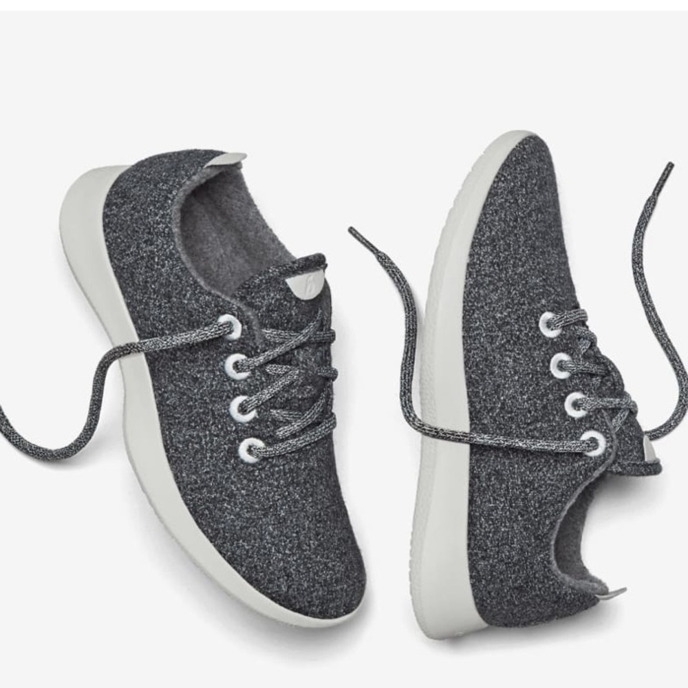 Allbirds Women's Wool Runners size 9 Natural Grey (Light Grey Sole)